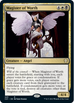 Magister of Worth : COMMANDER 2021 - 223 - Magic the Gathering Single Card