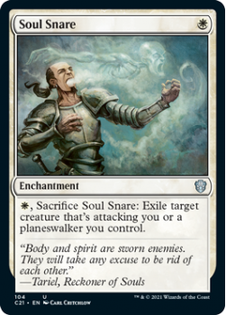 Soul Snare : COMMANDER 2021 - 104 - Magic the Gathering Single Card