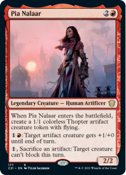 Pia Nalaar : COMMANDER 2021 - 177 - Magic the Gathering Single Card