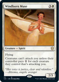 Windborn Muse : COMMANDER 2021 - 111 - Magic the Gathering Single Card