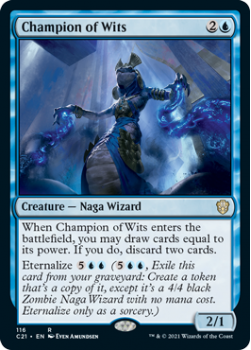 Champion of Wits : COMMANDER 2021 - 116 - Magic the Gathering Single Card