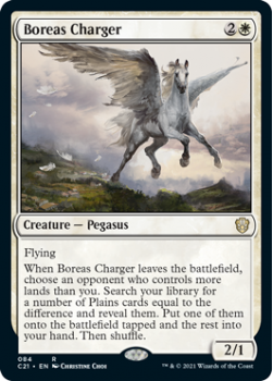 Boreas Charger : COMMANDER 2021 - 084 - Magic the Gathering Single Card
