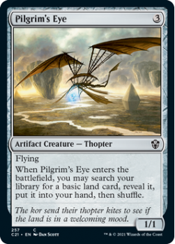 Pilgrim's Eye : COMMANDER 2021 - 257 - Magic the Gathering Single Card