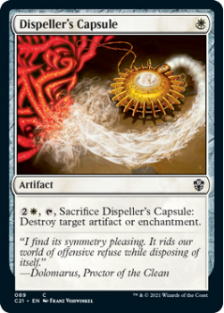 Dispeller's Capsule : COMMANDER 2021 - 089 - Magic the Gathering Single Card