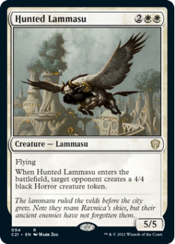 Hunted Lammasu : COMMANDER 2021 - 094 - Magic the Gathering Single Card