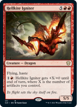 Hellkite Igniter : COMMANDER 2021 - 171 - Magic the Gathering Single Card