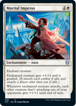 Martial Impetus : COMMANDER 2021 - 096 - Magic the Gathering Single Card