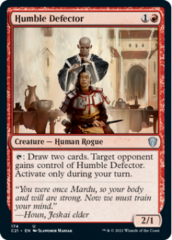 Humble Defector : COMMANDER 2021 - 174 - Magic the Gathering Single Card