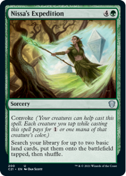 Nissa's Expedition : COMMANDER 2021 - 200 - Magic the Gathering Single Card