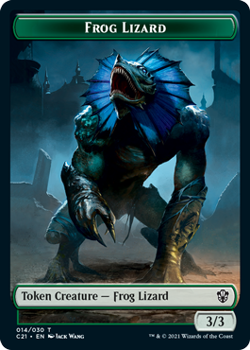 Frog Lizard Token // Elephant Token: COMMANDER 2021 - Magic the Gathering Single Card