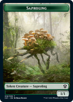 Saproling Token // Food Token : COMMANDER 2021 - Magic the Gathering Single Card
