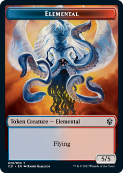 Elemental Token // Copy Token : COMMANDER 2021 - Magic the Gathering Single Card