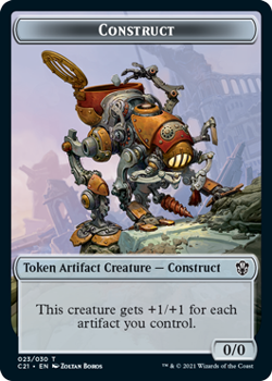 Construct Token // Copy Token: COMMANDER 2021 - Magic the Gathering Single Card