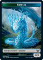 Lukka, Wayward Bonder Emblem // Fractal Token (FOIL) - STRIXHAVEN: SCHOOL OF MAGES - Double Sided Token - Magic the Gathering Single Card - Image 2