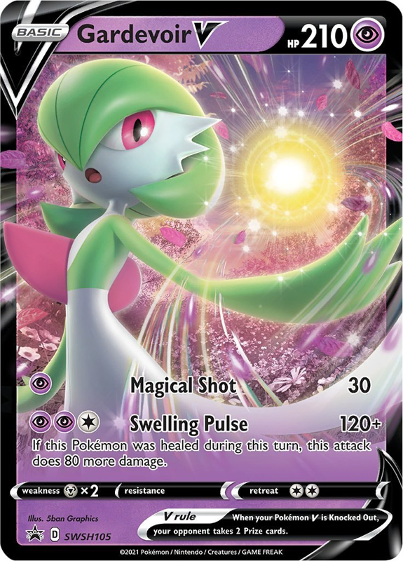 Pokémon TCG: V Battle Deck - Random Choice Of Victini V Or Gardevoir V, 60-Card Ready-to-Play Deck