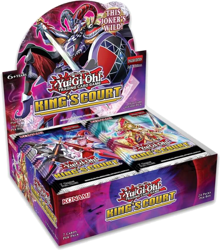 Yu-Gi-Oh! Sealed Booster BOX (24 packs) - King's Court (1st Edition) Yu-Gi-Oh! Sealed Booster BOX (24 packs) - King's Court (1st Edition)