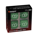 Ultra Pro Deluxe 22MM Forest Loyalty Dice Set with 7-12 for Magic: The Gathering