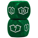 Ultra Pro Deluxe 22MM Forest Loyalty Dice Set with 7-12 for Magic: The Gathering - Image 2