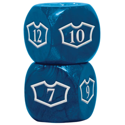 Ultra Pro Deluxe 22MM Island Loyalty Dice Set with 7-12 for Magic: The Gathering - Image 2