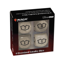 Ultra Pro Deluxe 22MM Plains Loyalty Dice Set with 7-12 for Magic: The Gathering