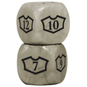 Ultra Pro Deluxe 22MM Plains Loyalty Dice Set with 7-12 for Magic: The Gathering - Image 2