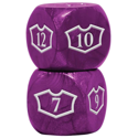 Ultra Pro Deluxe 22MM Swamp Loyalty Dice Set with 7-12 for Magic: The Gathering - Image 2