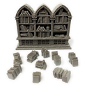 Legend Games: Necromancer Bookcase Set Filled