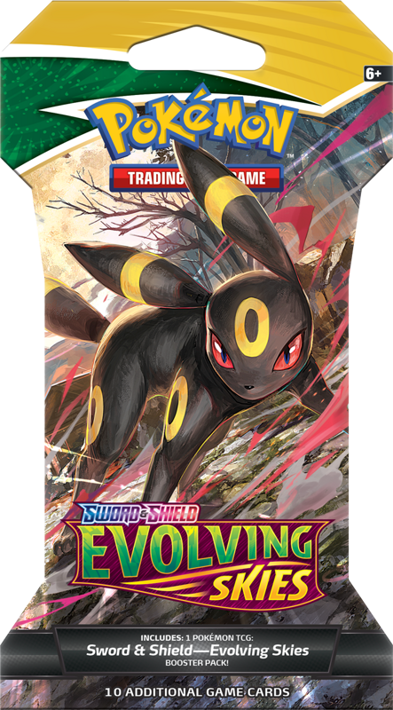 Pokemon Evolving Skies: BLISTER Booster Pack Umbreon Pokemon Evolving Skies: BLISTER Booster Pack Umbreon