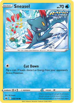 Sneasel : SWORD AND SHIELD - CHILLING REIGN - 30/198 - Pokemon Single Card