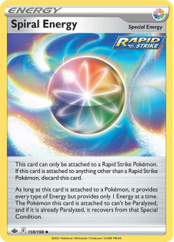 Spiral Energy : SWORD AND SHIELD - CHILLING REIGN - 159/198 - Pokemon Single Card