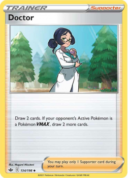 Doctor : SWORD AND SHIELD - CHILLING REIGN - 134/198 - Pokemon Single Card