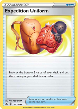 Expedition Uniform : SWORD AND SHIELD - CHILLING REIGN - 137/198 - Pokemon Single Card