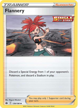 Flannery : SWORD AND SHIELD - CHILLING REIGN - 139/198 - Pokemon Single Card