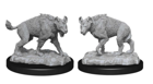 WizKids Deep Cuts Unpainted Miniatures Hyenas - Image 2