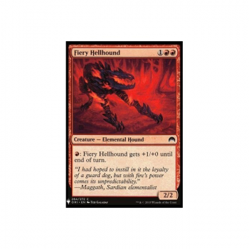 Fiery Hellhound : MYSTERY BOOSTER 974 - Magic the Gathering Single Card