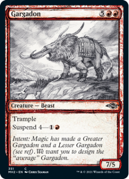 Gargadon (Sketch) - MODERN HORIZONS 2 - 351 - Magic the Gathering Single Card
