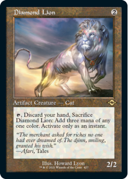 Diamond Lion (Retro Frame) (FOIL) - MODERN HORIZONS 2 - Magic the Gathering Single Card