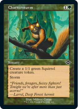 Chatterstorm (Retro Frame) (FOIL) - MODERN HORIZONS 2 - Magic the Gathering Single Card