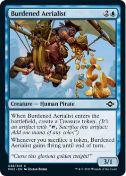 Burdened Aerialist (FOIL) - MODERN HORIZONS 2 - 038/303 - Magic the Gathering Single Card
