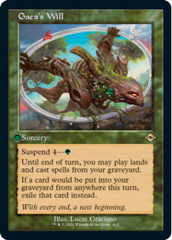 Gaea's Will (Retro Frame) (Etched) - MODERN HORIZONS 2 - Magic the Gathering Single Card