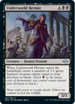 Underworld Hermit (FOIL) - MODERN HORIZONS 2 - 105/303 - Magic the Gathering Single Card