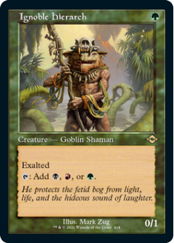Ignoble Hierarch (Retro Frame) - MODERN HORIZONS 2 - Magic the Gathering Single Card