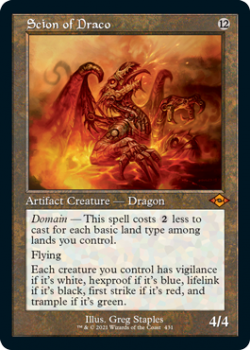 Scion of Draco (Retro Frame) (FOIL) - MODERN HORIZONS 2 - Magic the Gathering Single Card