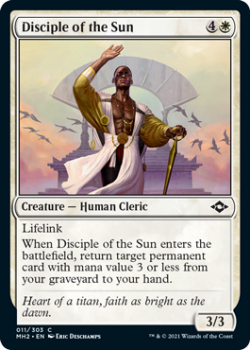 Disciple of the Sun (FOIL) - MODERN HORIZONS 2 - 011/303 - Magic the Gathering Single Card