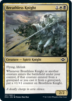 Breathless Knight (FOIL) - MODERN HORIZONS 2 - 187/303 - Magic the Gathering Single Card