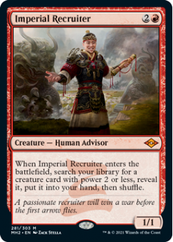 Imperial Recruiter (Etched) - MODERN HORIZONS 2 - 281/303 - Magic the Gathering Single Card