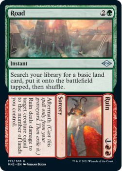 Road /// Ruin - MODERN HORIZONS 2 - 212/303 - Magic the Gathering Single Card
