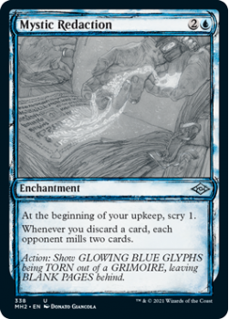 Mystic Redaction (Sketch) - MODERN HORIZONS 2 - 338 - Magic the Gathering Single Card