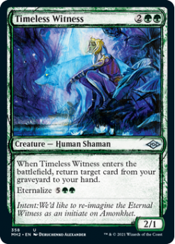 Timeless Witness (Sketch) (FOIL) - MODERN HORIZONS 2 - 358 - Magic the Gathering Single Card