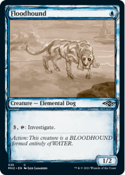 Floodhound (Sketch) (FOIL) - MODERN HORIZONS 2 - 335 - Magic the Gathering Single Card